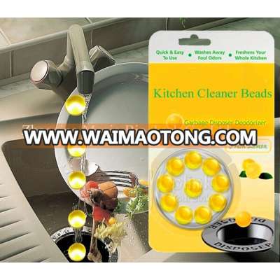 Lemon scent Garbage Disposal cleaner beads Similar to Plink